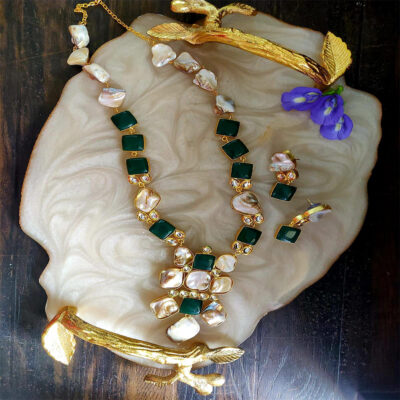 Beautiful Artificial Stone Necklace