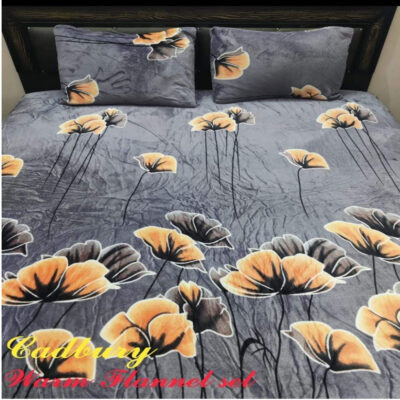 Cadbury Warm Flannel Bedsheet Set